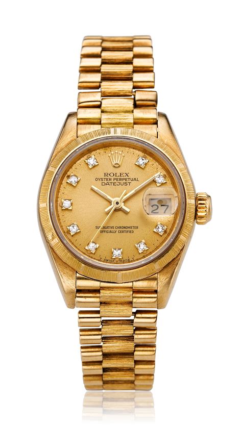 1995 rolex date ladies back of case|Rolex lady Datejust gold.